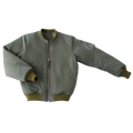 COTTON SATEEN BOMBER JACKET