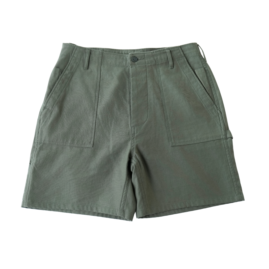 REVERSE SATEEN WORK SHORTS