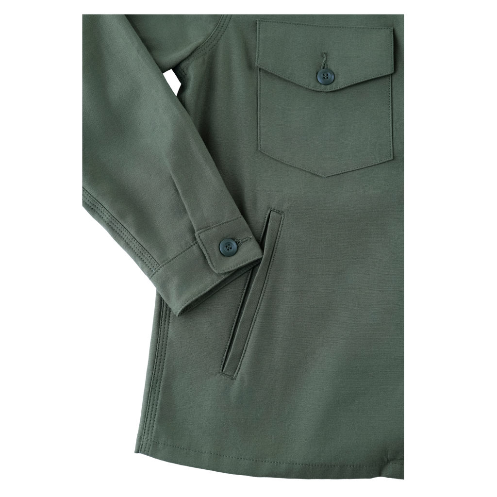 REVERSE SATEEN WORK SHIRT