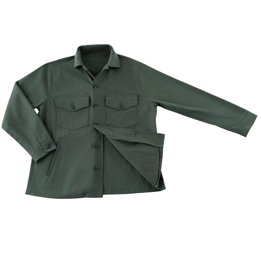 REVERSE SATEEN WORK SHIRT