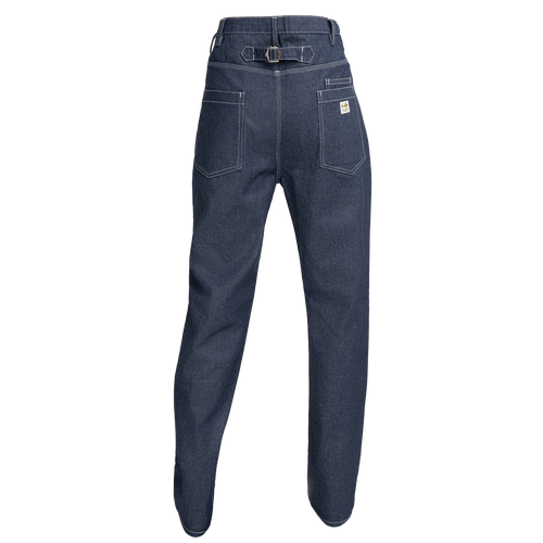 CINCH BACK RAW DENIM PANT