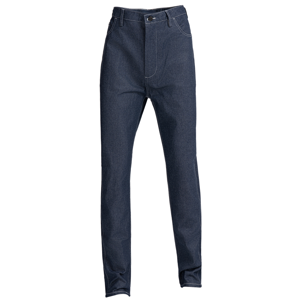 CINCH BACK RAW DENIM PANT