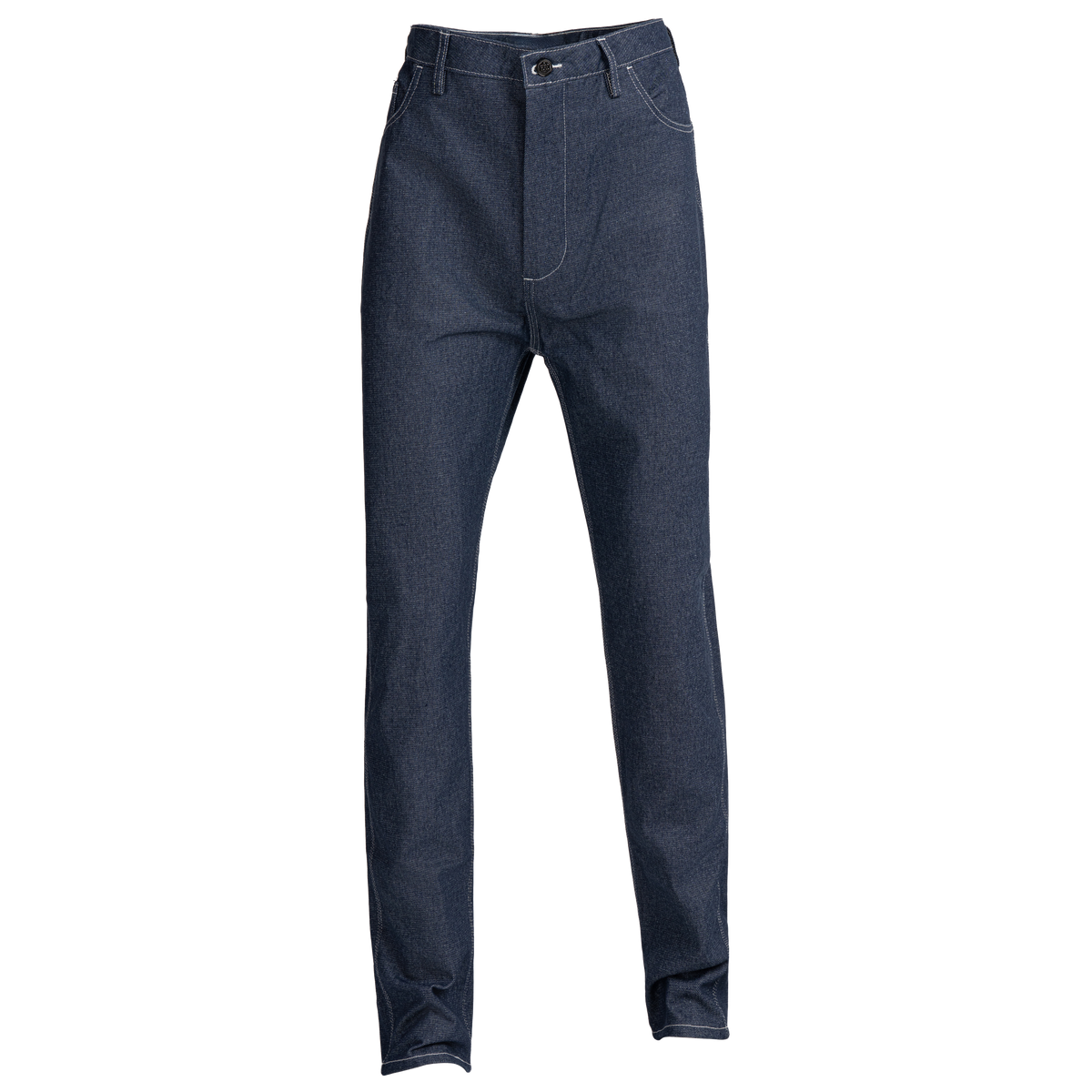 CINCH BACK RAW DENIM PANT