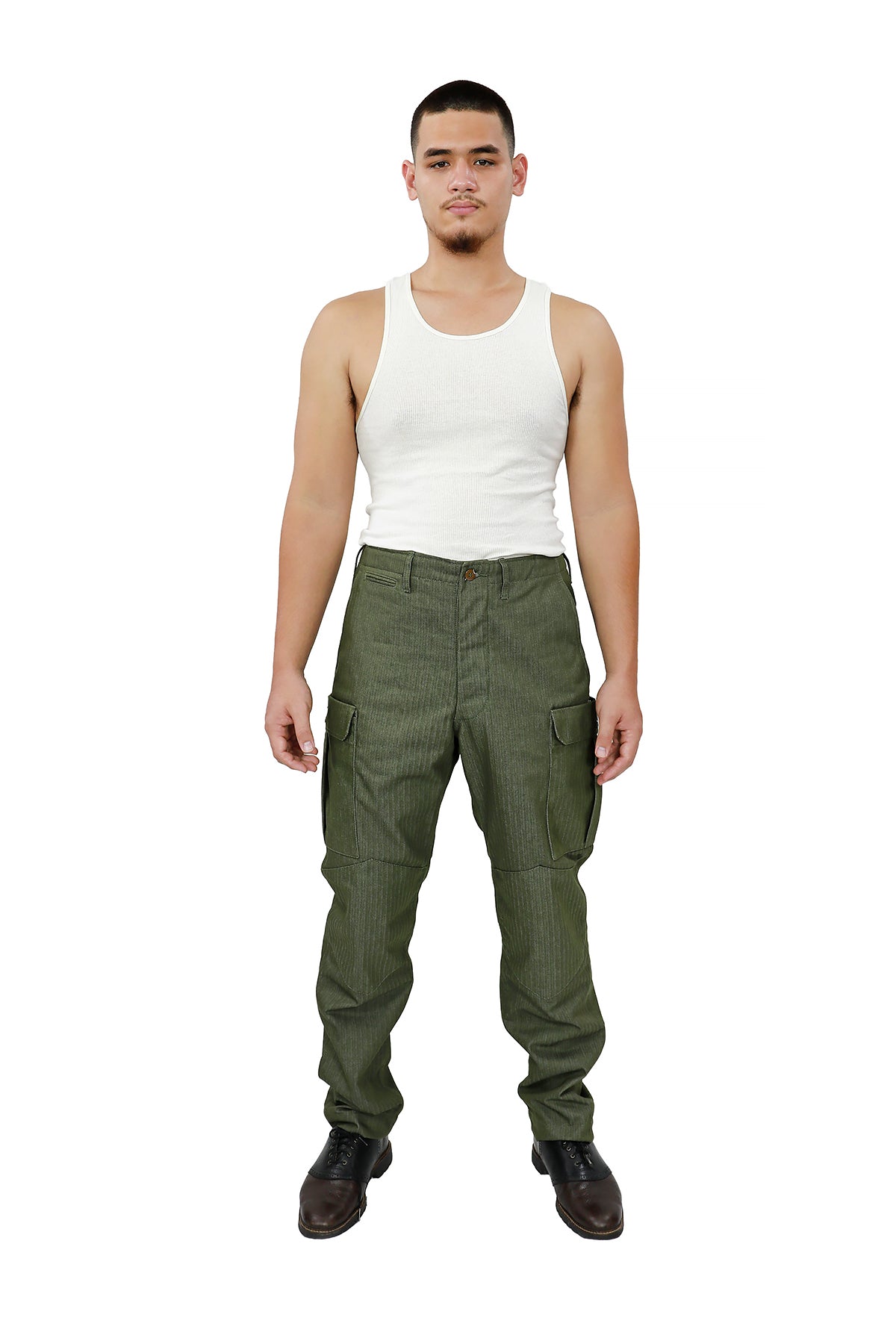 WORK HERRINGBONE CARGO PANT