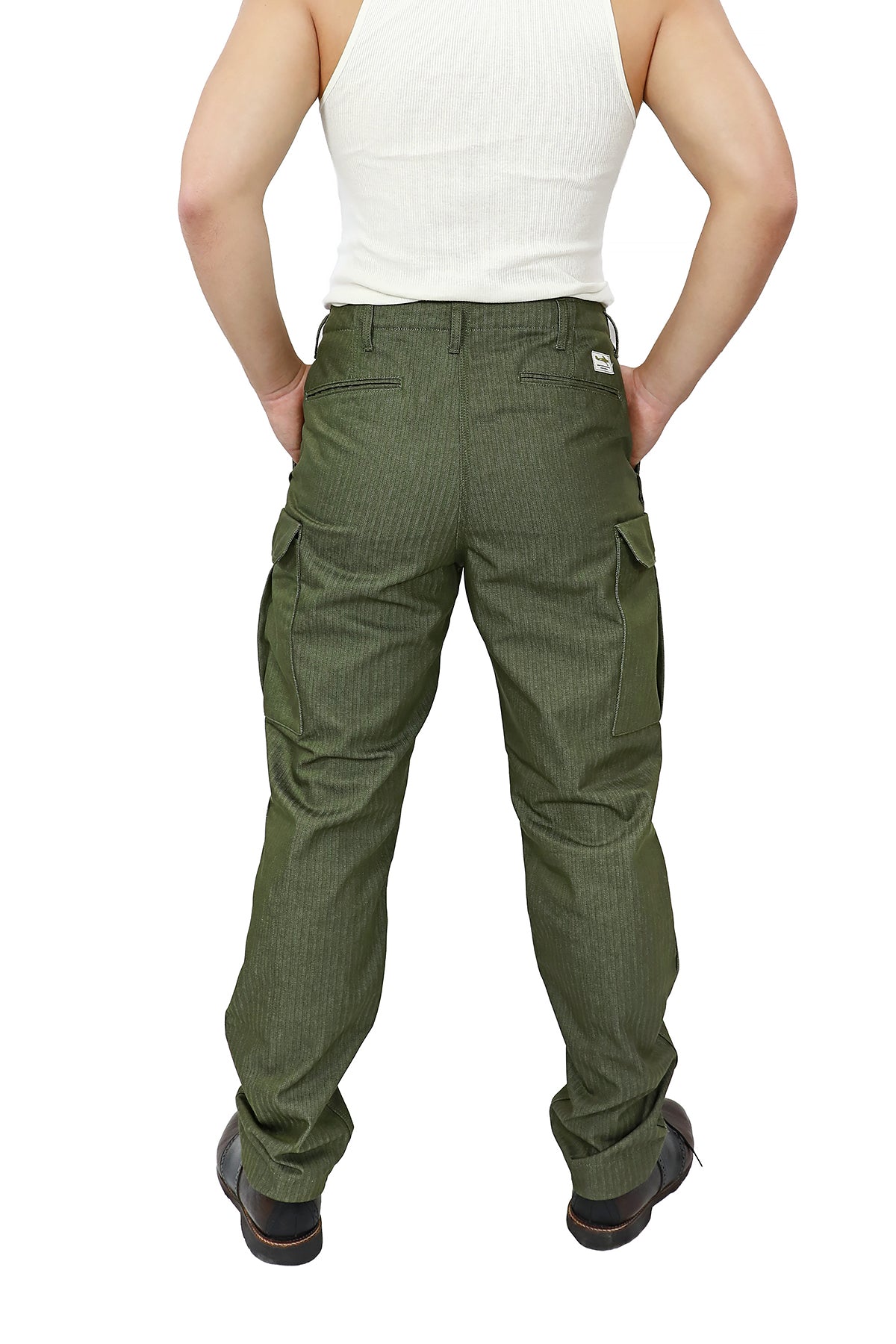 WORK HERRINGBONE CARGO PANT