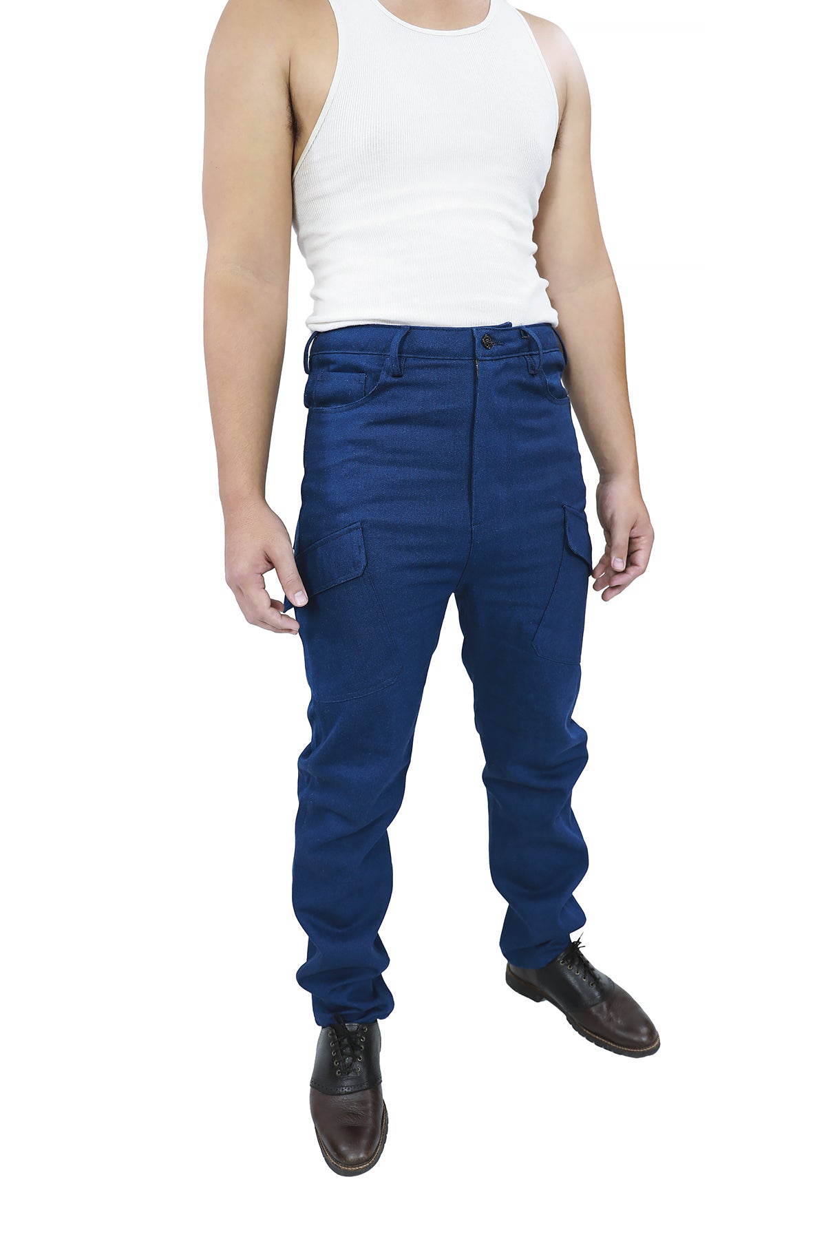 DENIM CARGO WORK PANT