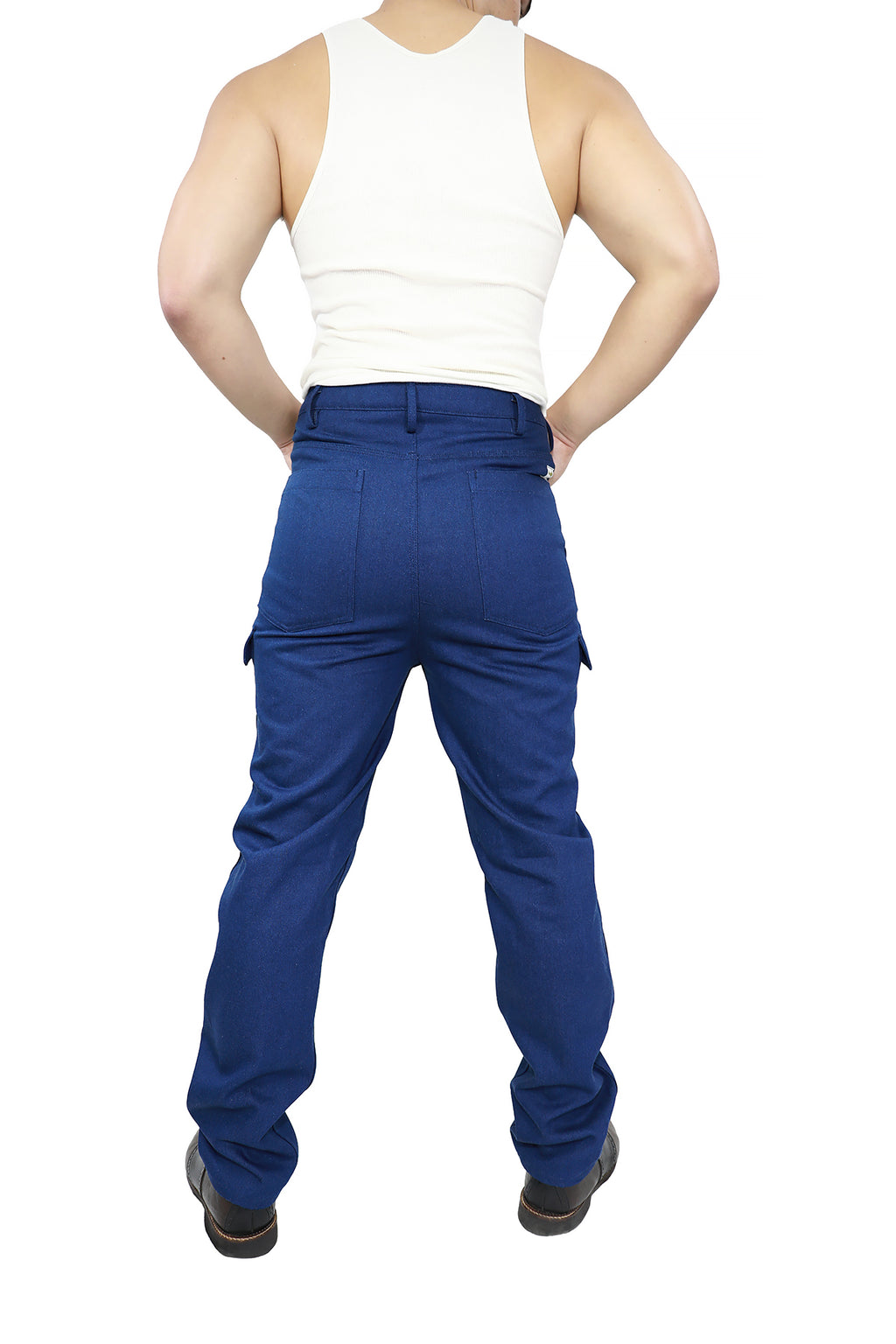 DENIM CARGO WORK PANT