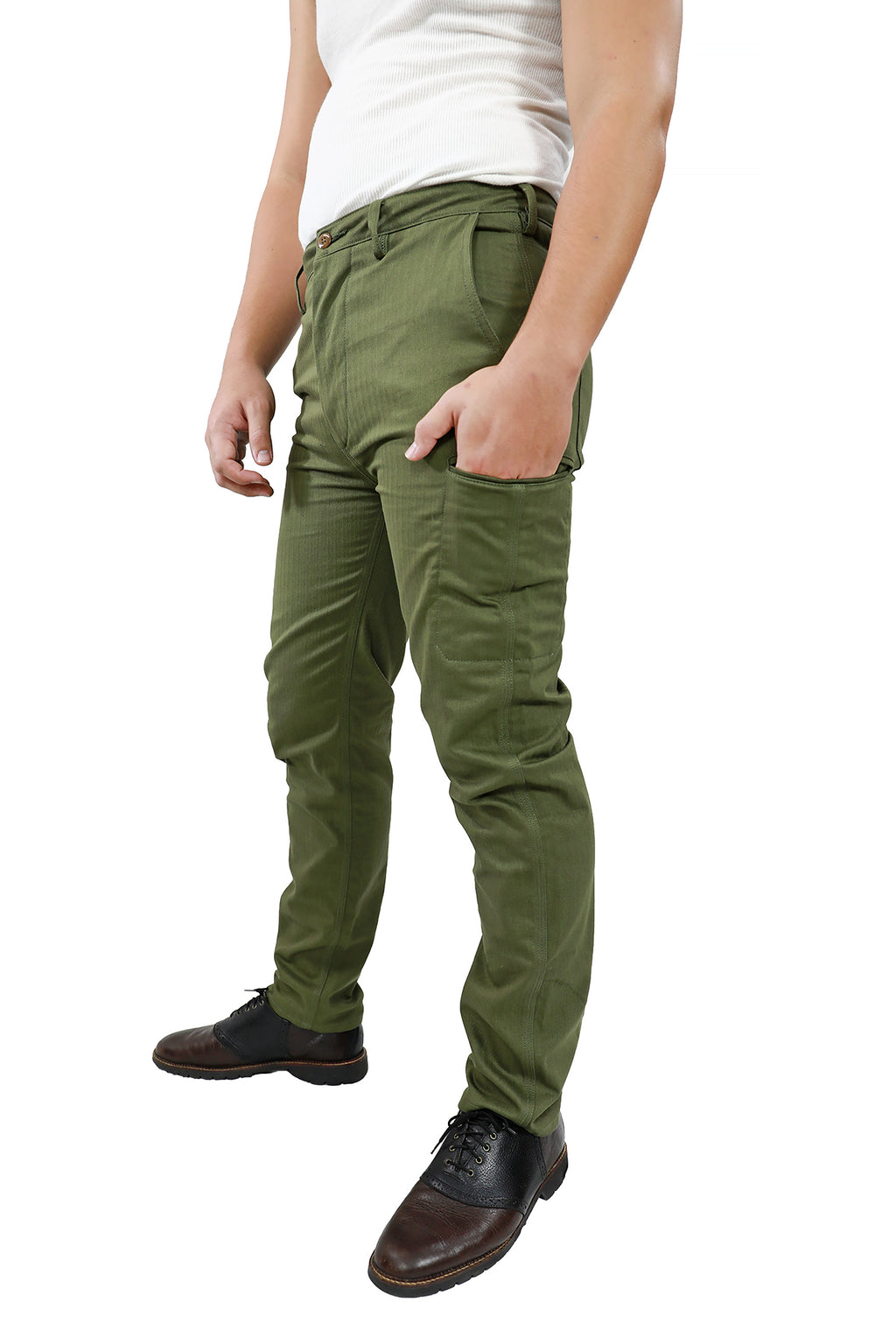 RIDER'S HERRINGBONE PANT
