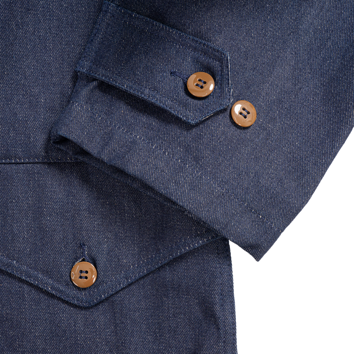 DENIM SHAWL COLLAR JACKET 