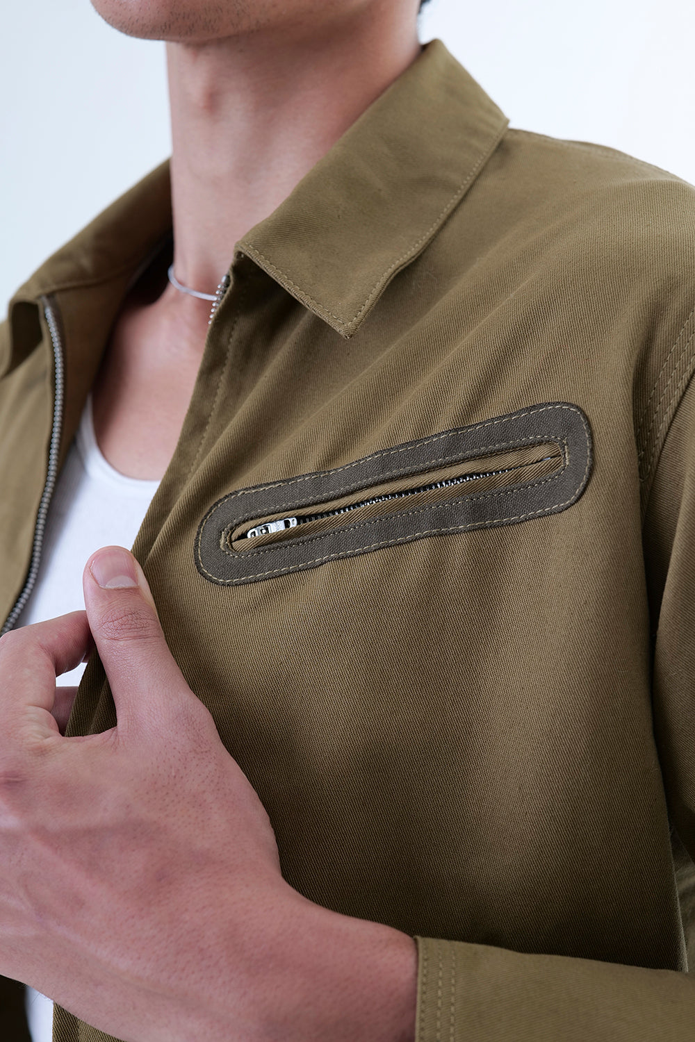 1940’S FRONT ZIP SUMMER WORK JACKET TYPE 2