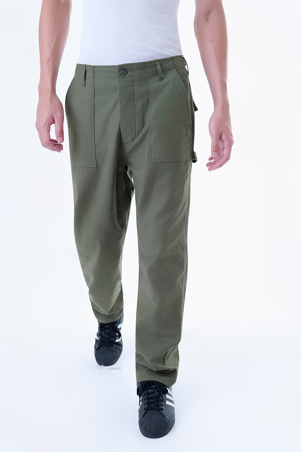 REVERSE SATEEN WORK TROUSER