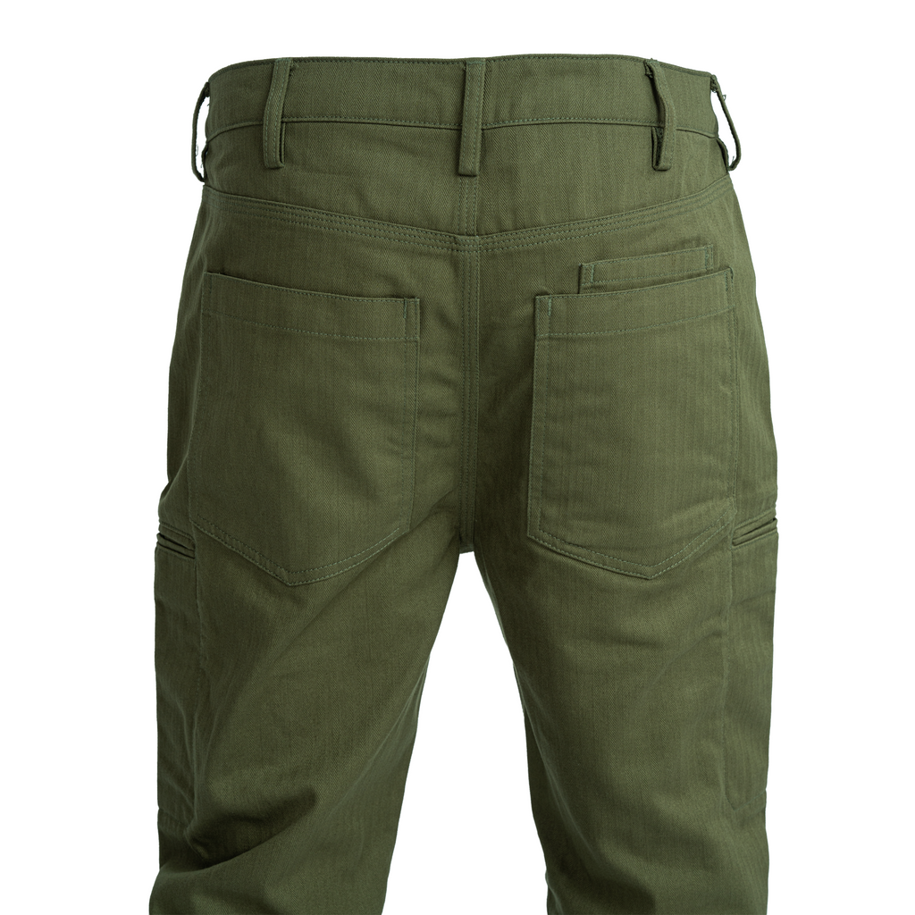 HERRINGBONE RIDER PANT
