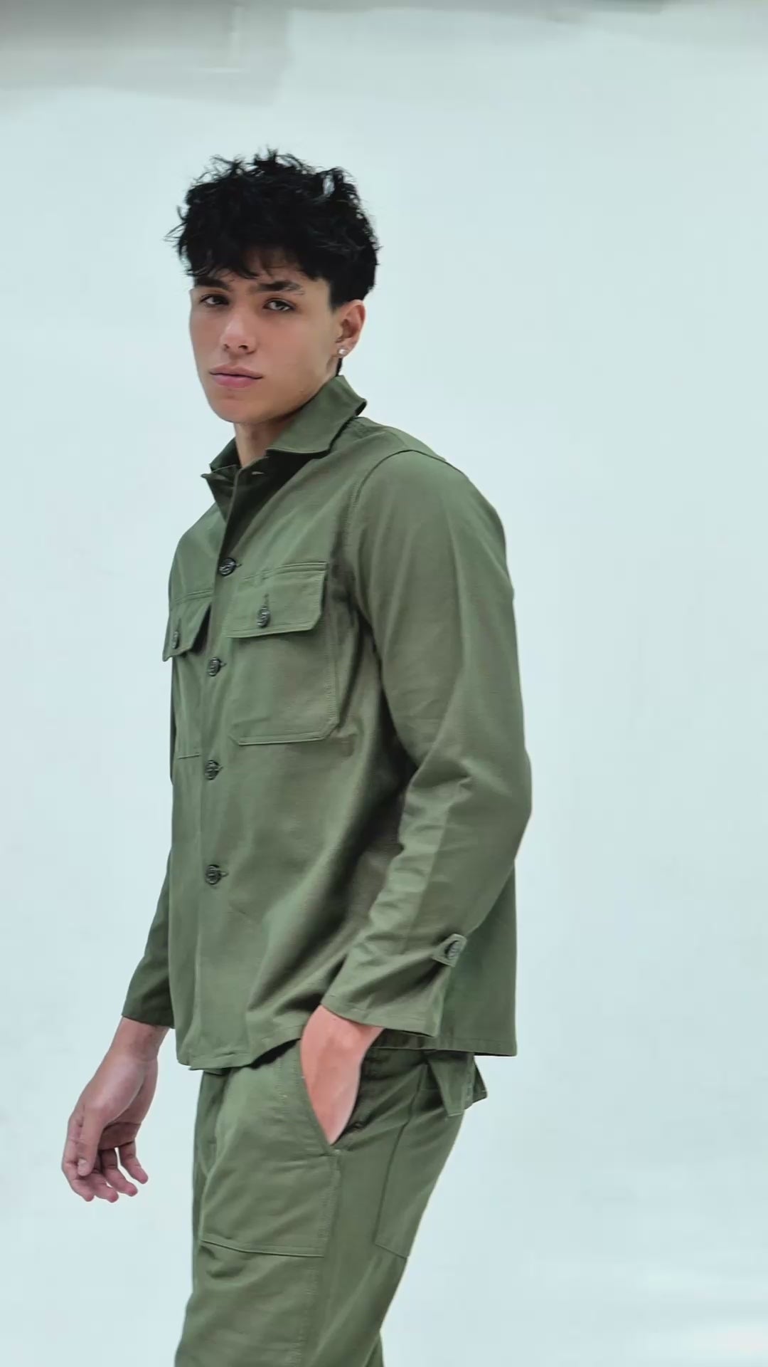REVERSE SATEEN UTILITY SHIRT TYPE 2